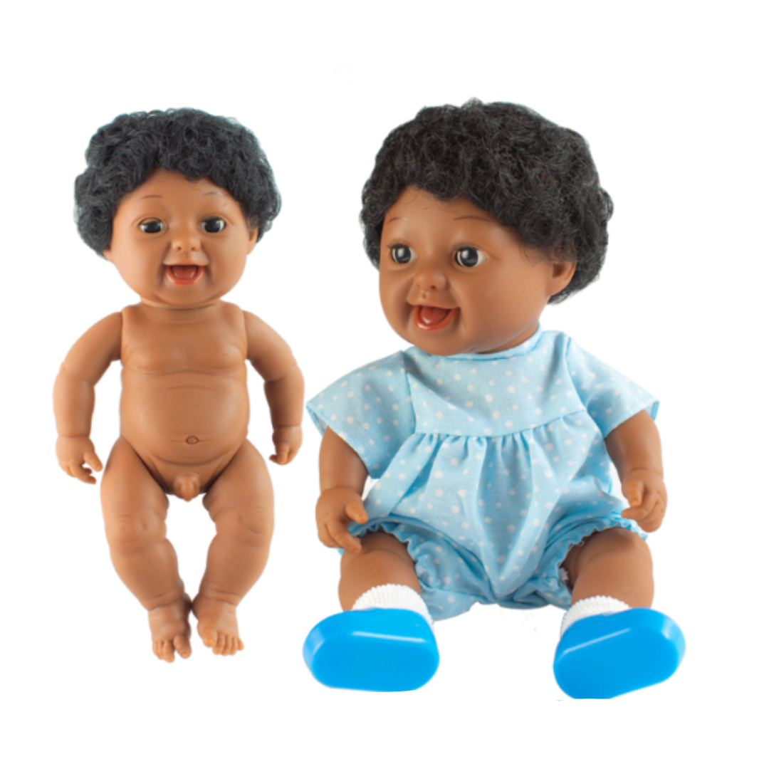 Brinquedo Boneco Negro Com Genitália