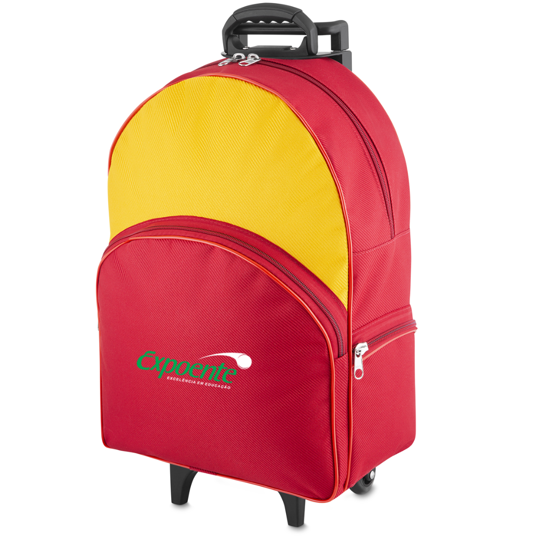 Mochila Escolar Ensino Infantil Com Carrinho