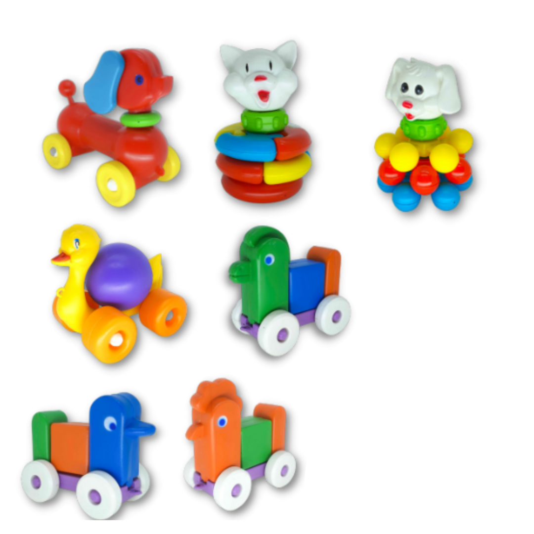 Kit Multiatividades Com 7 Animais