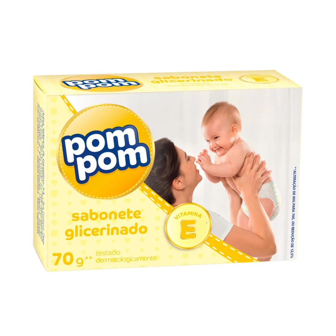 Sabonete em Barra Glicerinado - Pom Pom