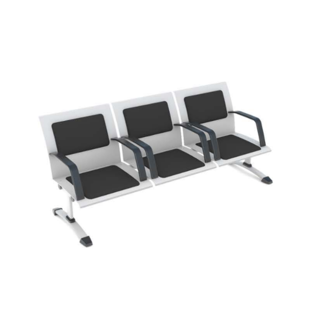 Longarina em Aço 03 Lugares