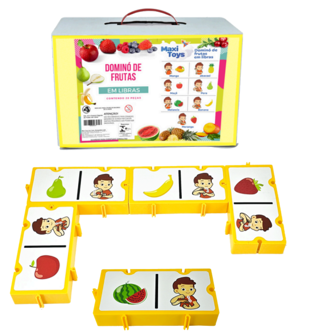 Dominó De Frutas Em Libras