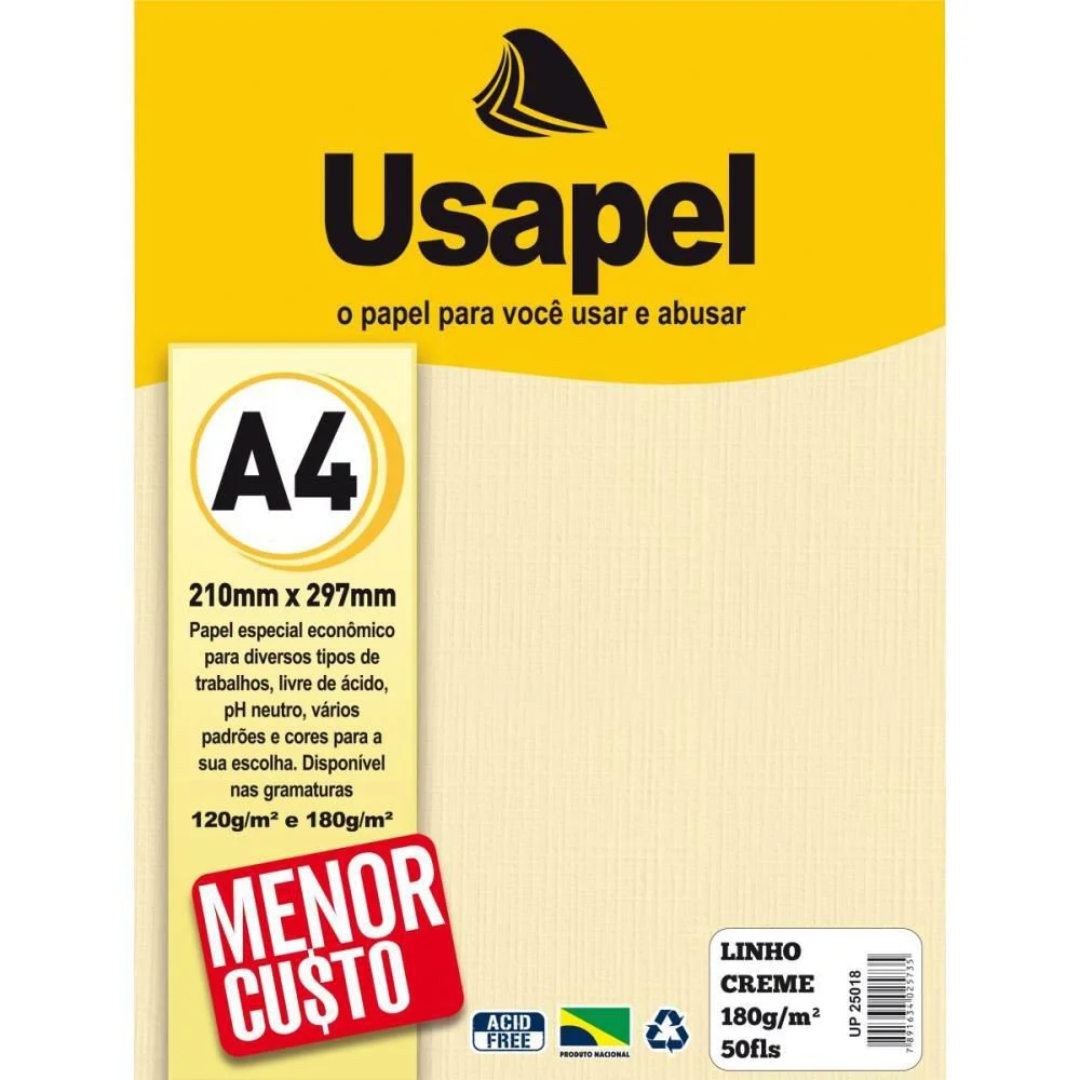 Folha de Papel Linho - Usapel