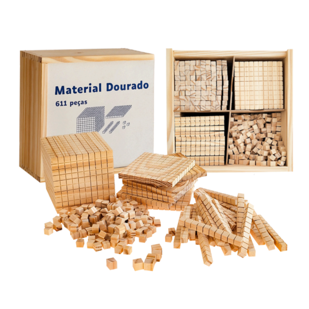 Material Dourado 611 Peças