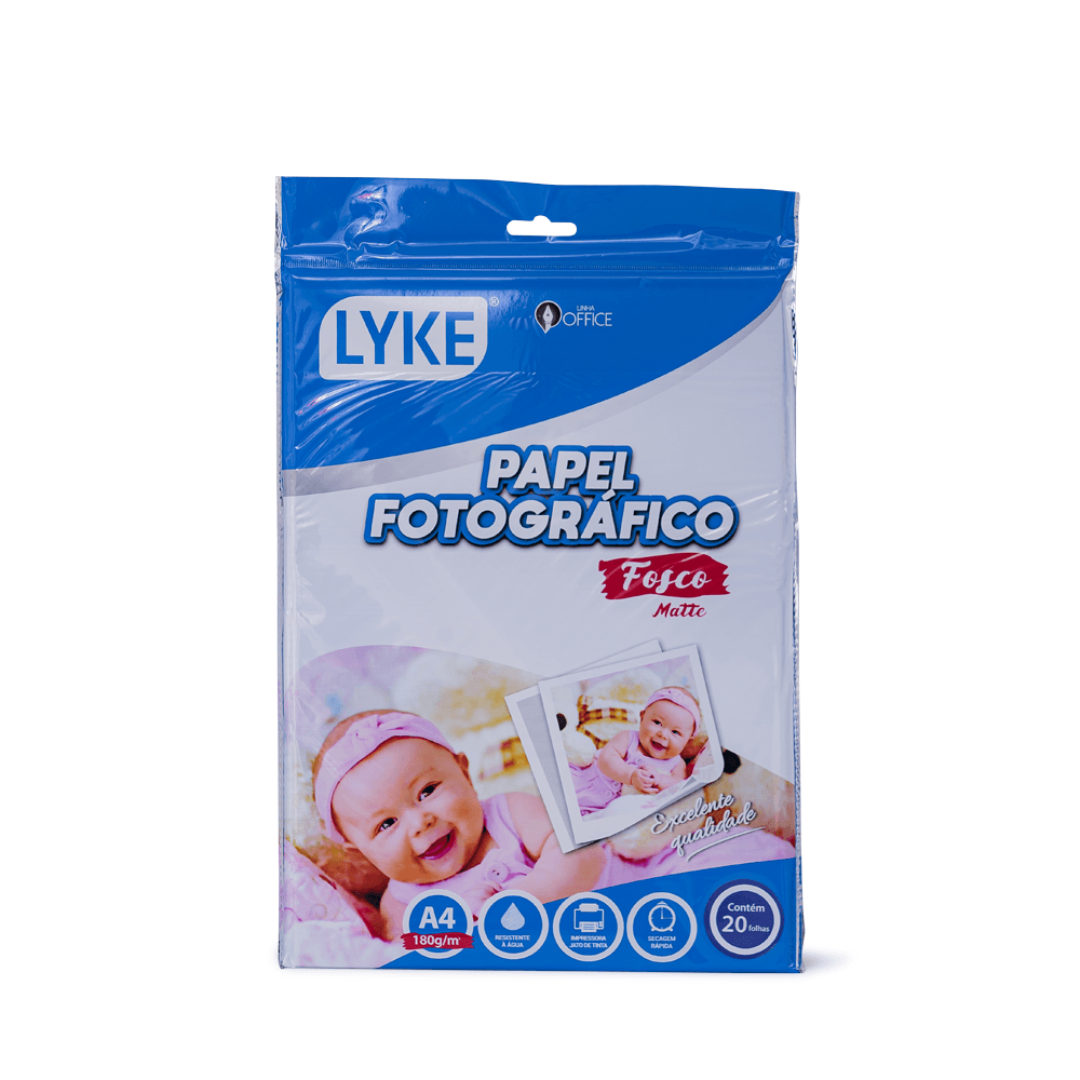 Papel Fotográfico Fosco 105g - Lyke Office