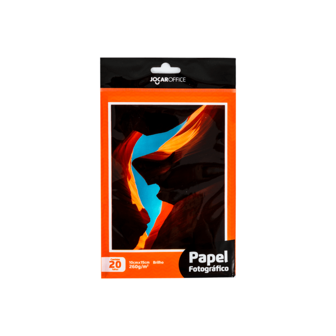 Papel Fotográfico Brilho 180g - Jocar Office