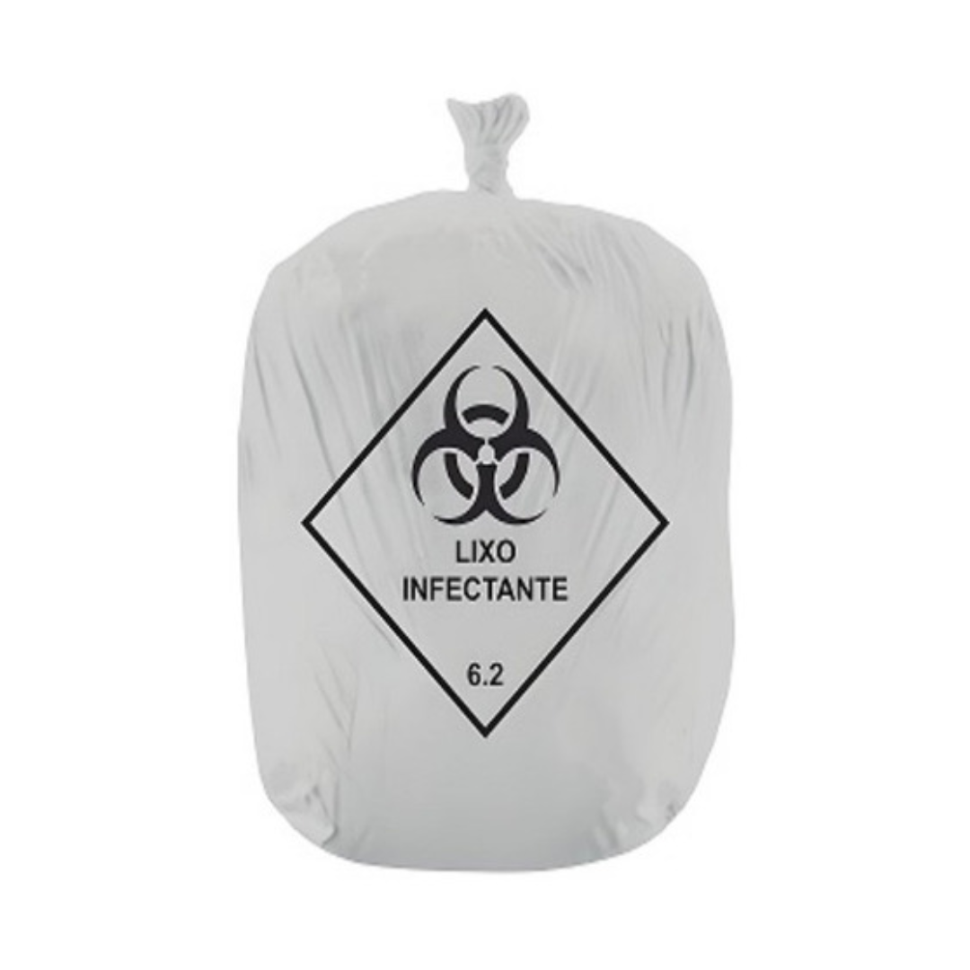 Saco de Plástico Reforçado Infectantes 100 Litros