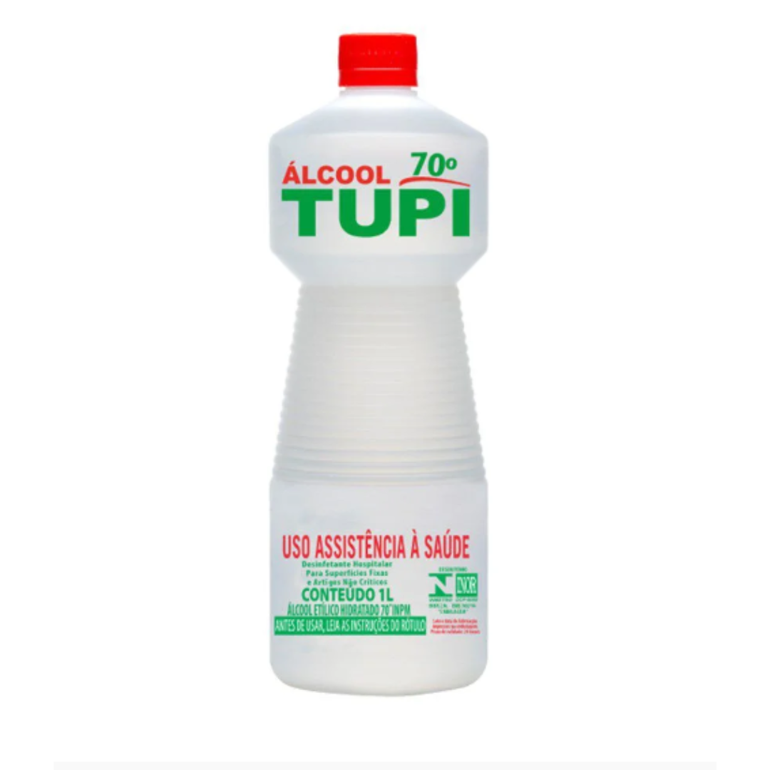 Álcool Etílico 70 INPM 1 Litro - Tupi