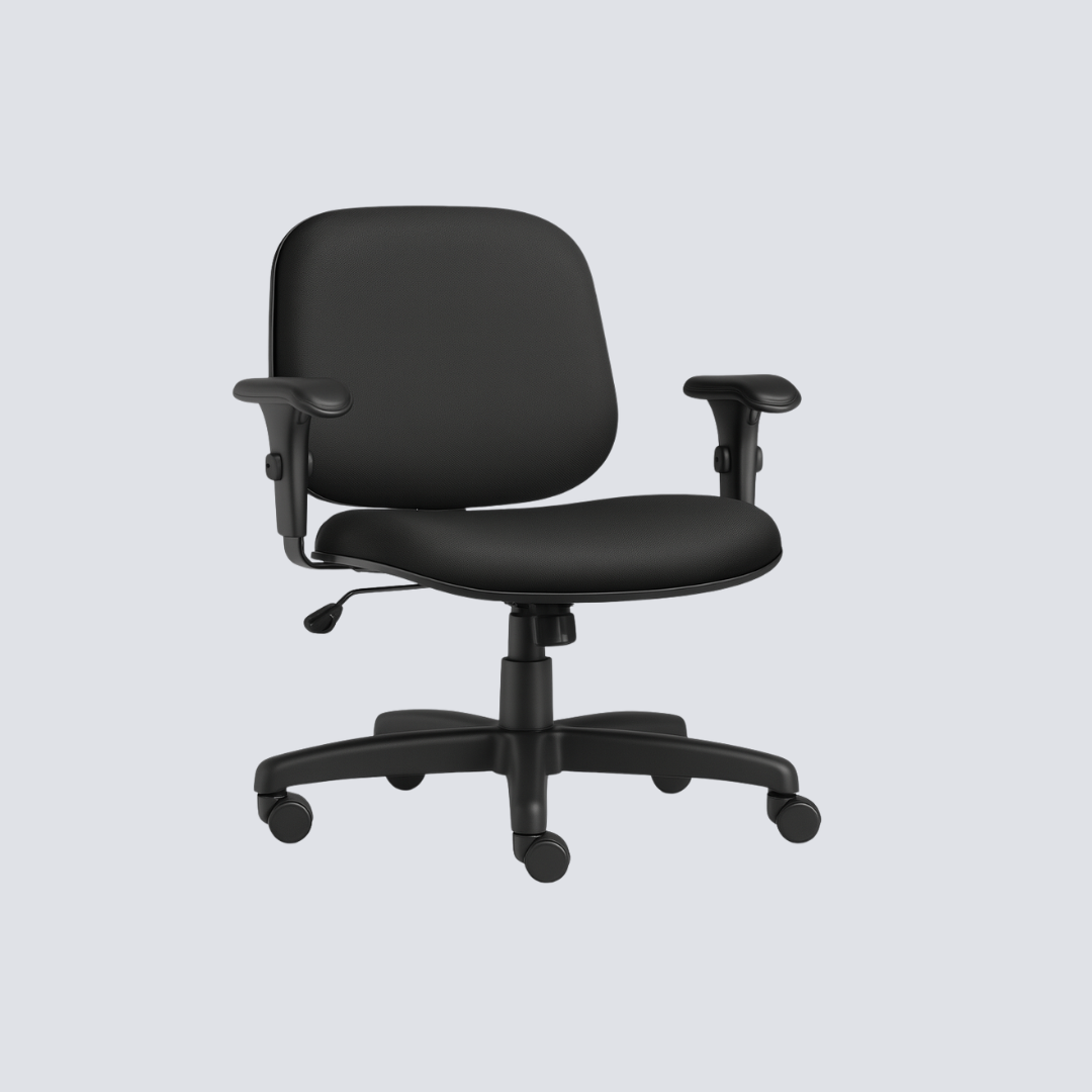 Cadeira Diretor Giratória – Encosto Médio com Braços Reguláveis