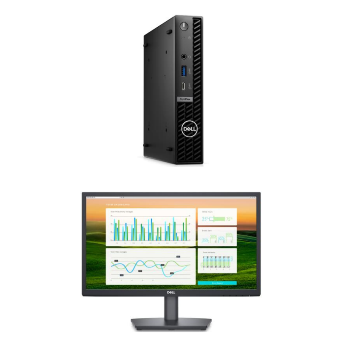 Desktop com Monitor - Dell Optiplex 7010 Micro