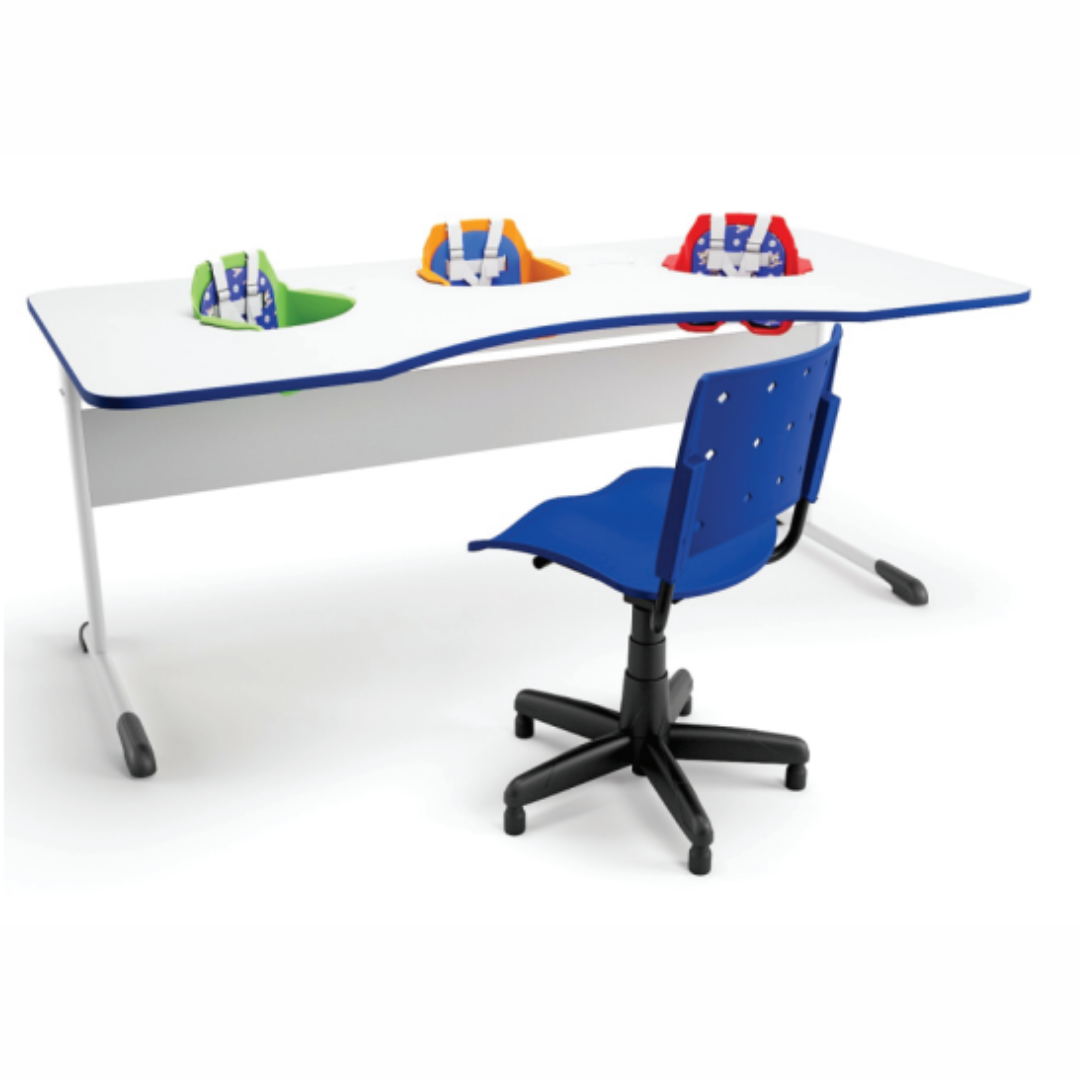 Mesa Refeição Maternal 3 Lugares