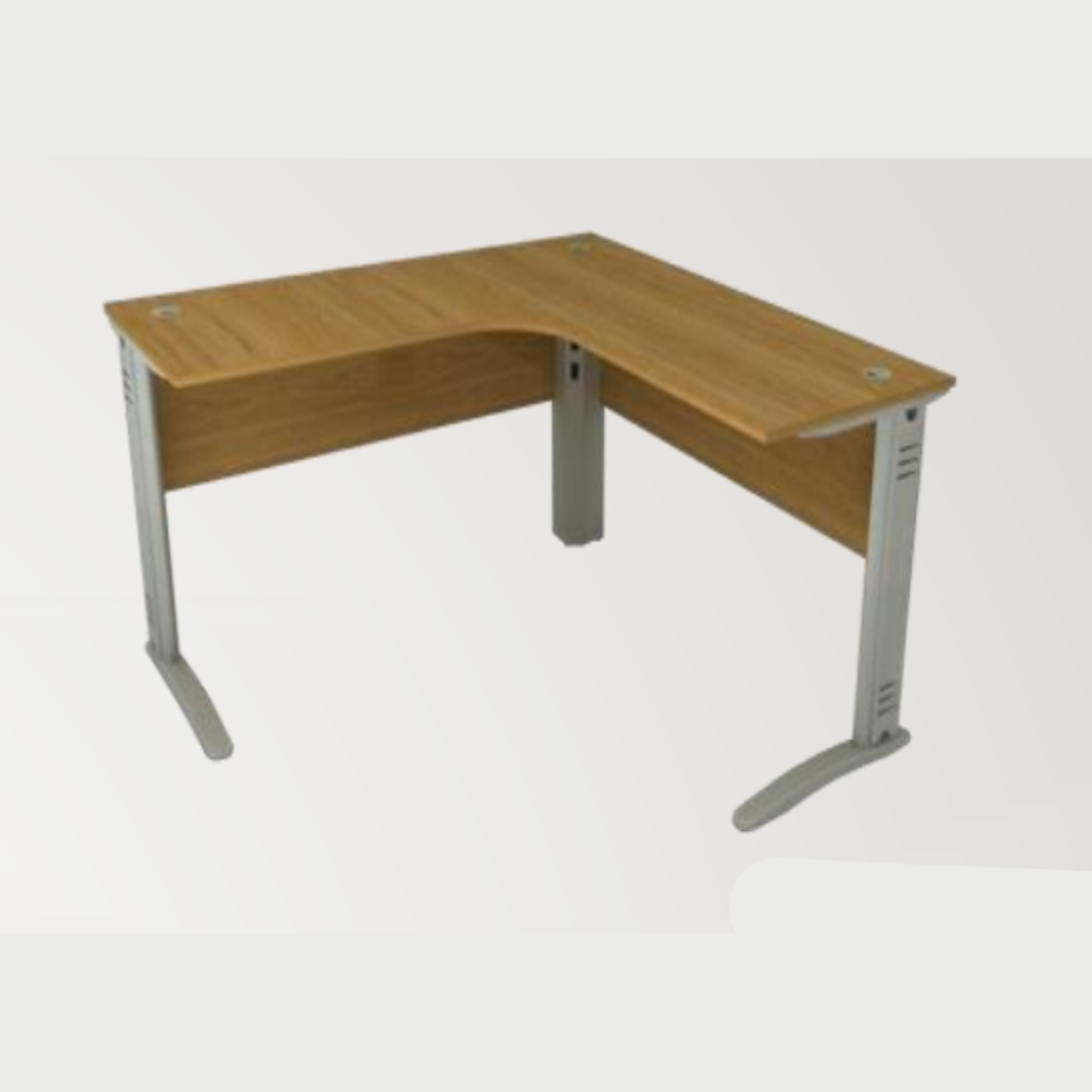 Mesa de Trabalho Orgânica Tampo Único Medindo 1400x1400x600/740mm