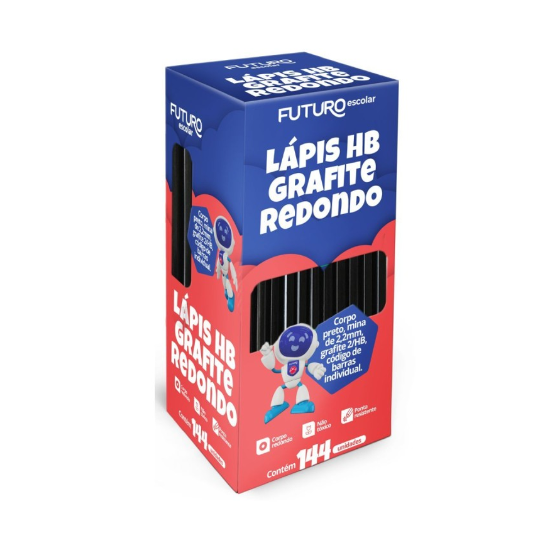 Lápis Grafite Caixa c/144 Unidades - Futuro