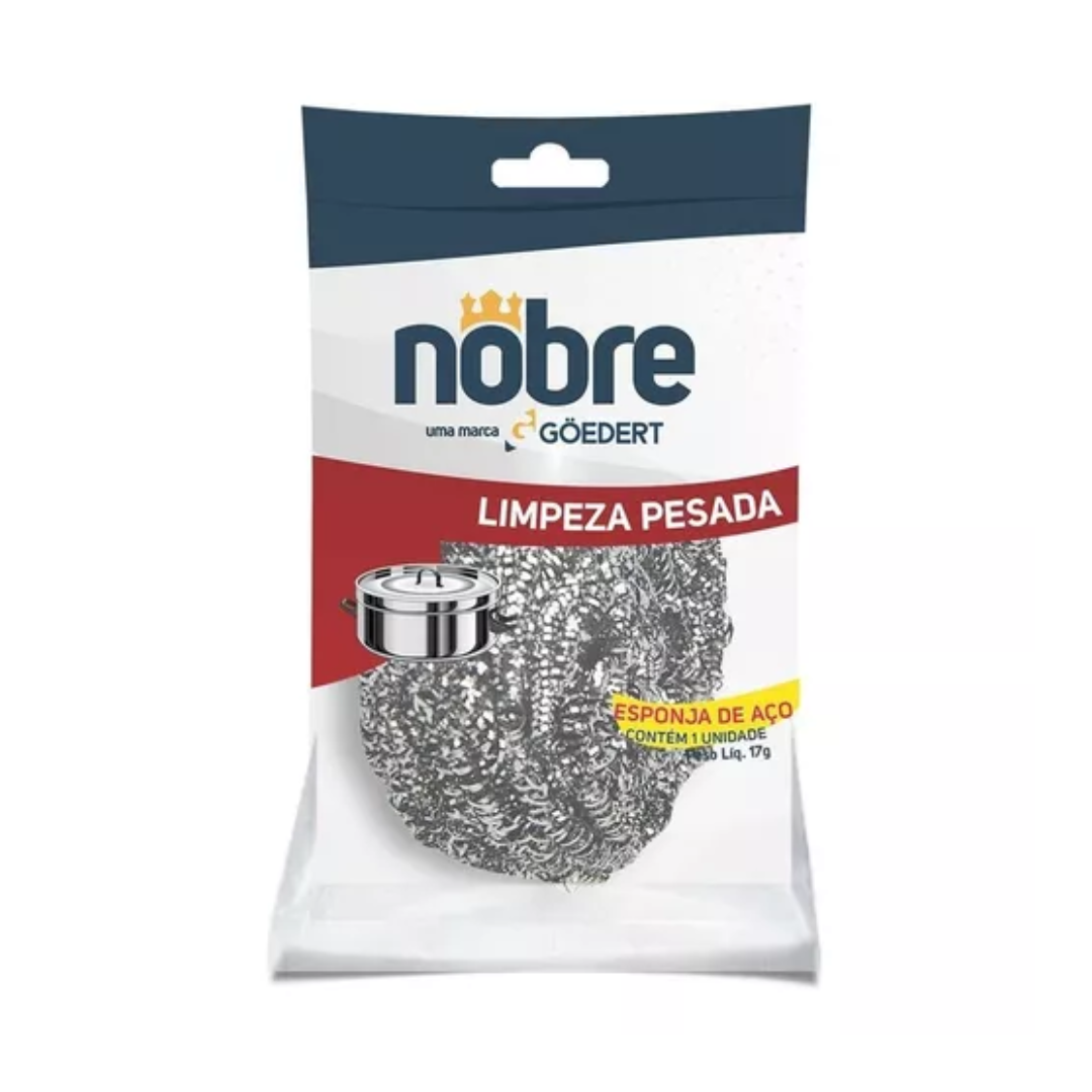 Esponja Aço 100% Inox - Nobre