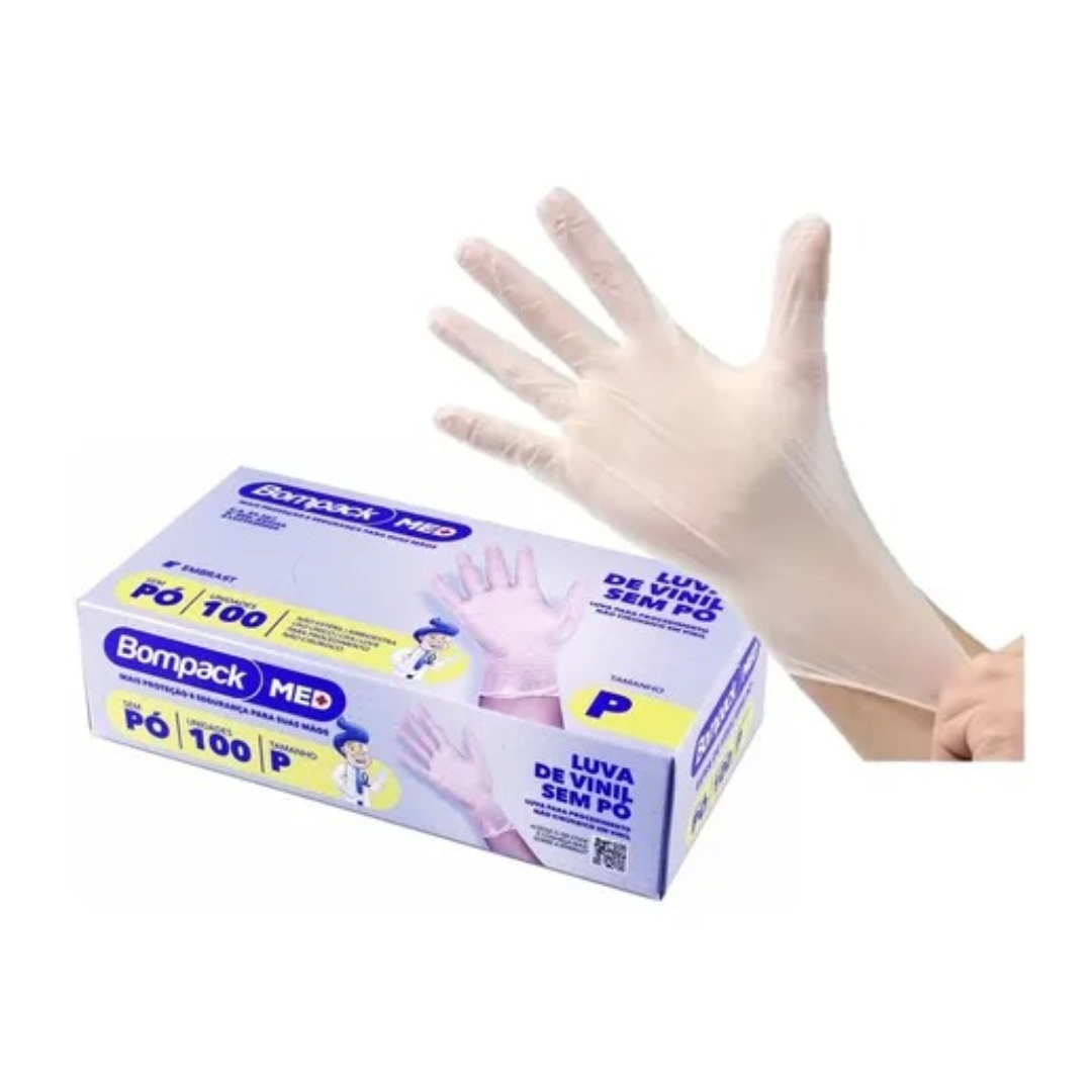 Luva de Vinil - Bompack