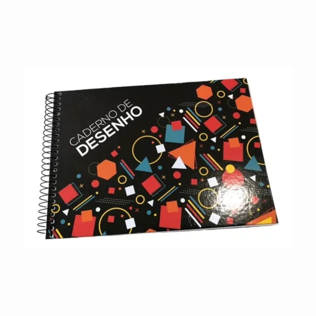 Caderno de Desenho Capa Dura Universitário 96 Folhas - Credeal