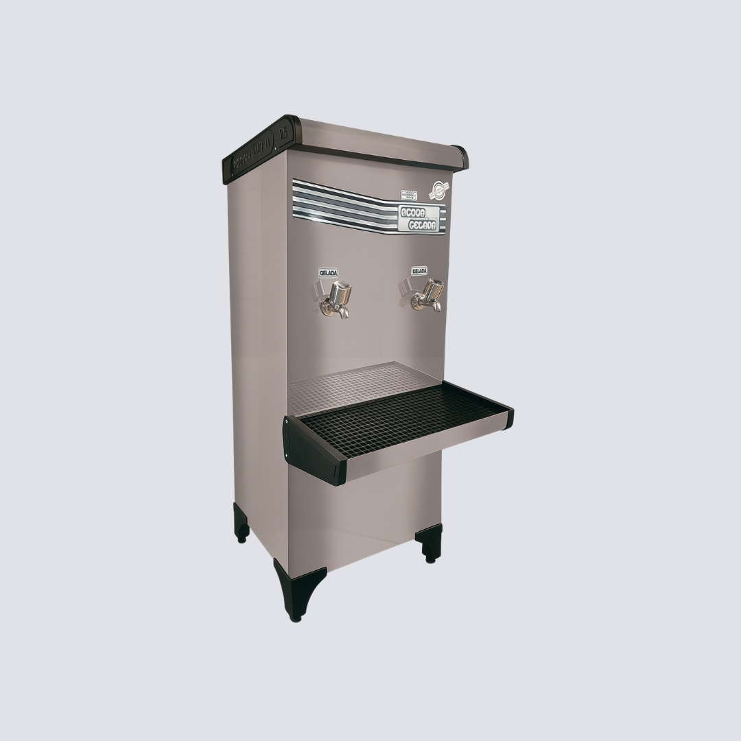 Bebedouro Industrial Acqua Gelata PRE25 - Capacidade 25 Litros, Inox, Alta Vazão