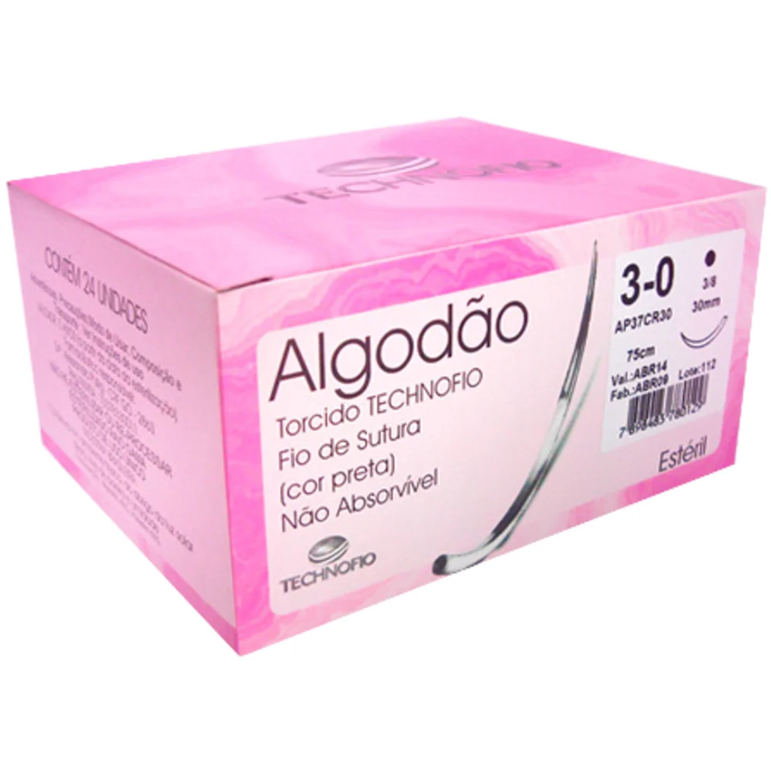 Fio De Sutura Algodão