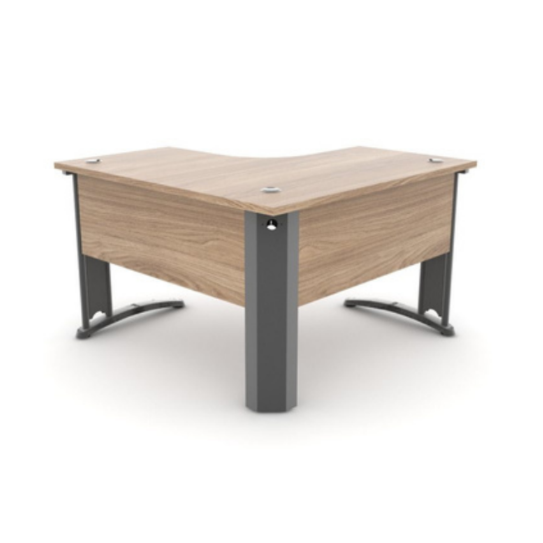 Mesa de Trabalho Angular Com Dimensões 1200x600x1200x600x740mm