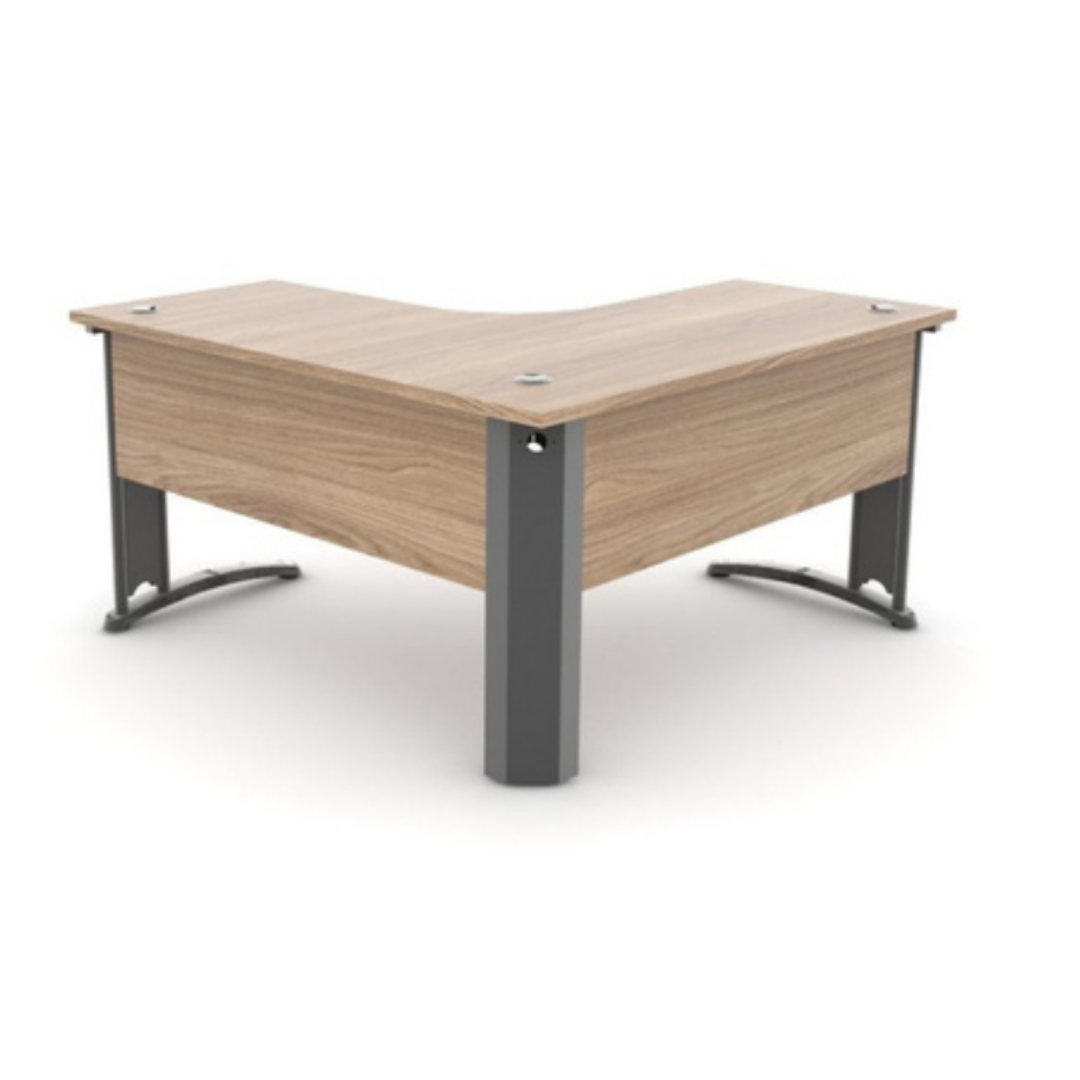 Mesa de Trabalho Angular Com Dimensões 1350x600x1350x600x740mm