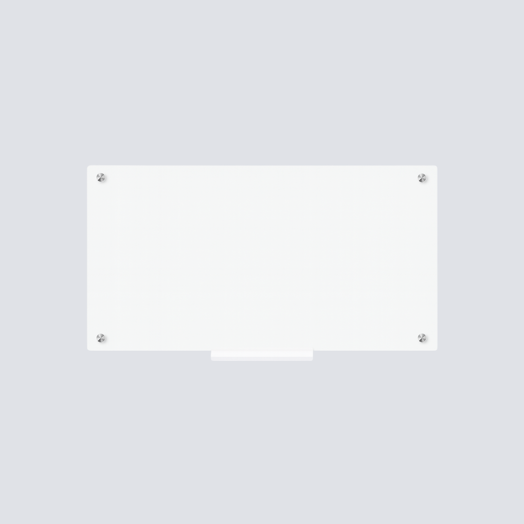 Lousa de Vidro Temperado Branca – 3,00 × 1,20 m