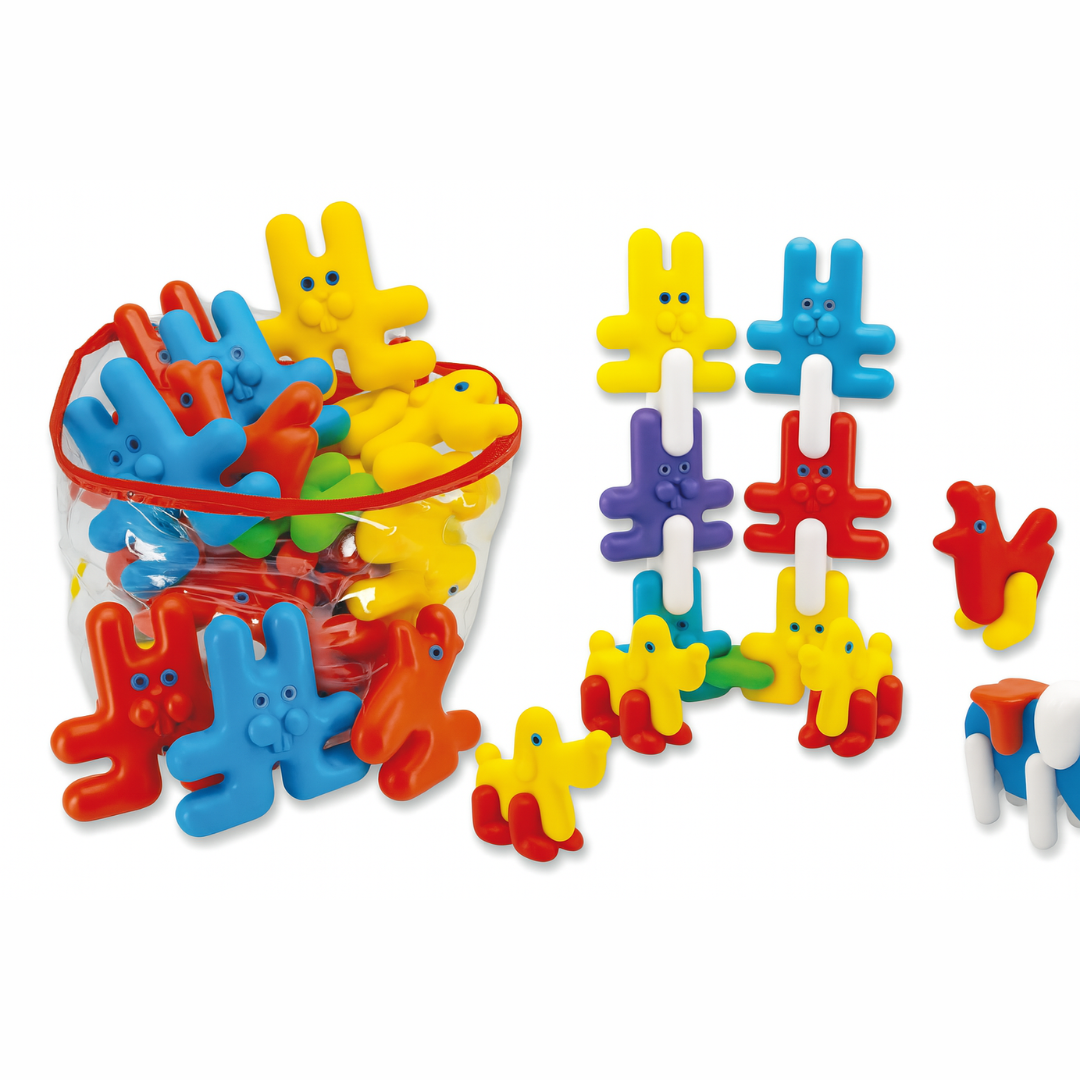 Amiguinhos – Conjunto de Encaixe em Formato de Bichinhos