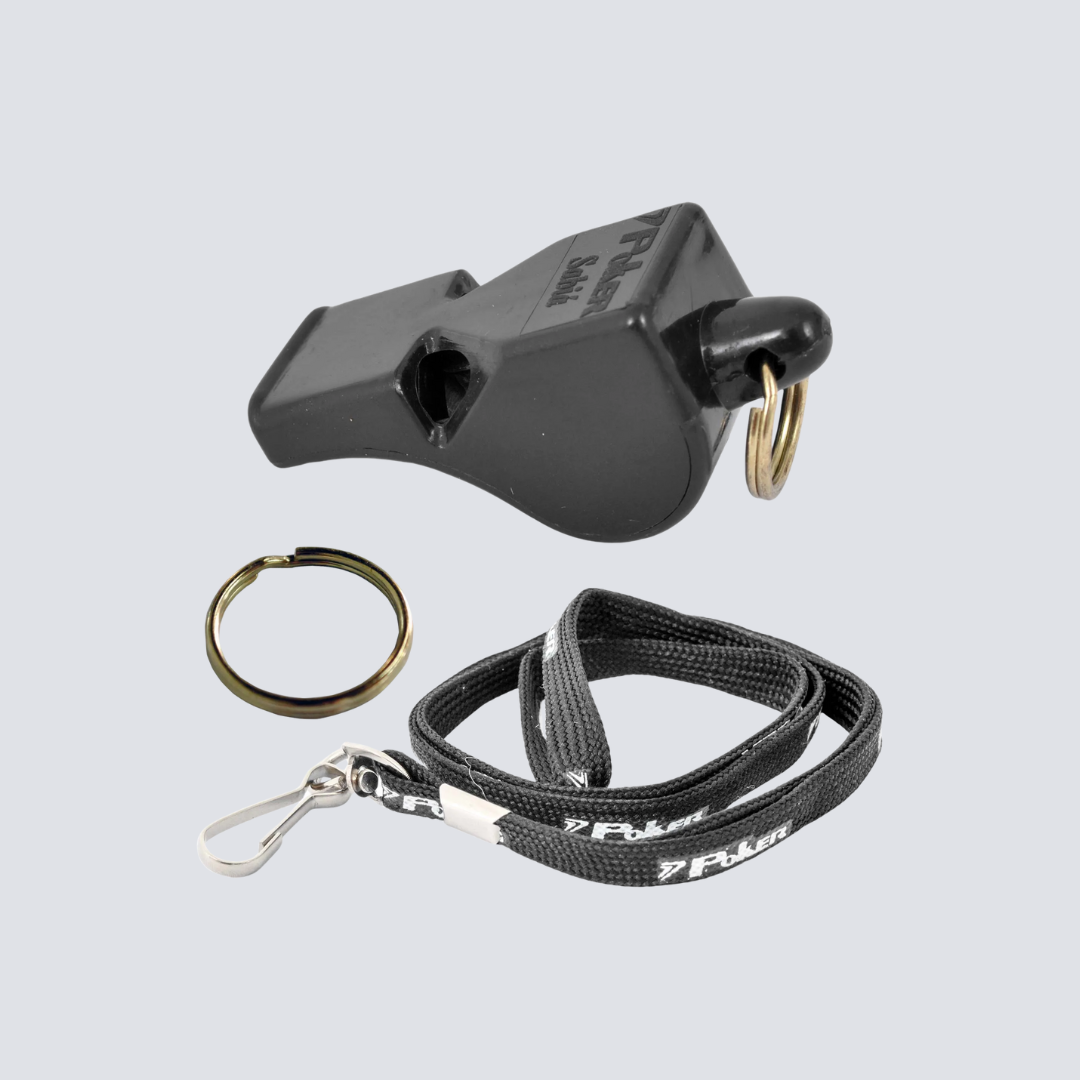 Apito Profissional Tipo 1 Em Plástico Com Bico Revestido De Silicone – 115 dB