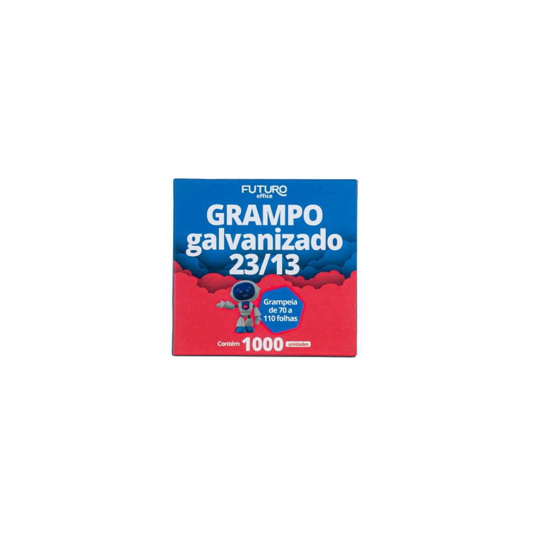 Grampo para Grampeador Galvanizado n° 23/13 - Futuro