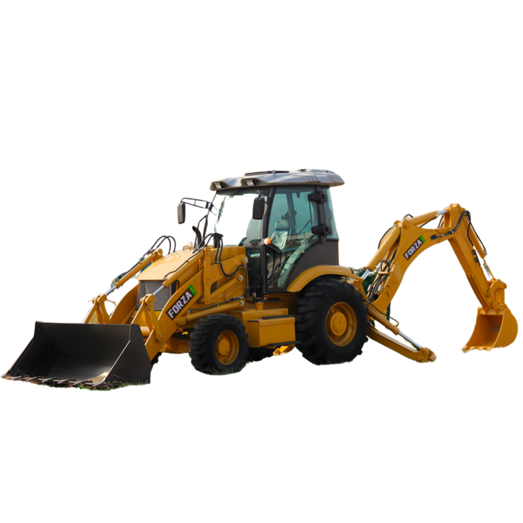 Retroescavadeira de Pneus Diesel 85HP – FORZA FZRT680K