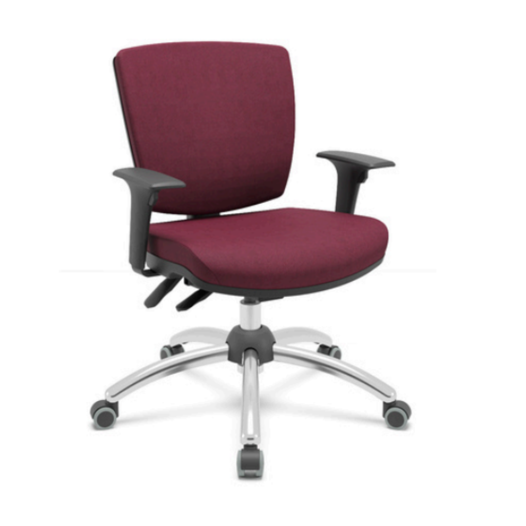 Cadeira Giratória com Espaldar Baixo Estofado