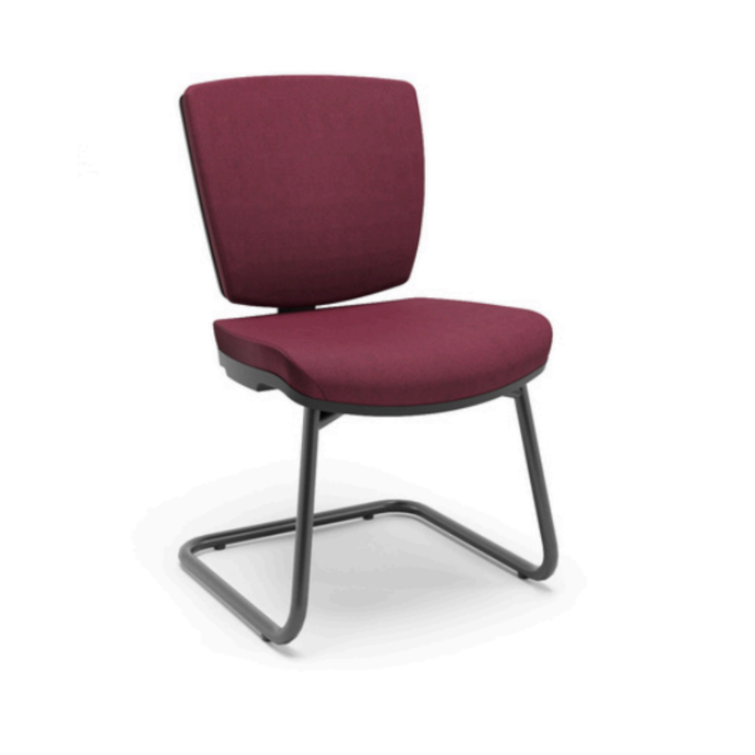 Cadeira Aproximação Espaldar Baixo com Estofado sem Braços