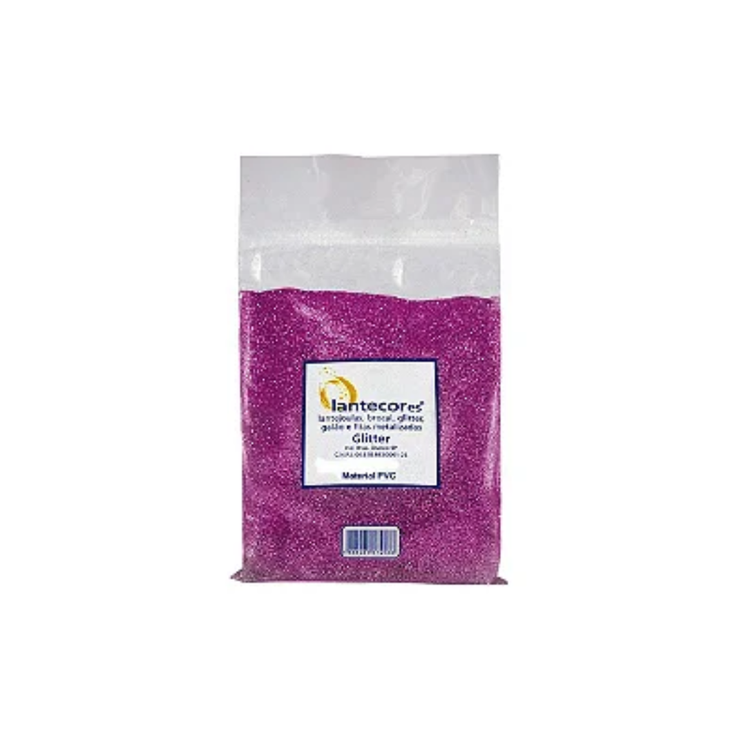 Glitter PVC Metalizado 500g - Lantecor