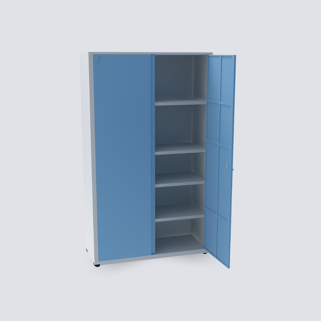 Armário de Aço Montável com 2 Portas