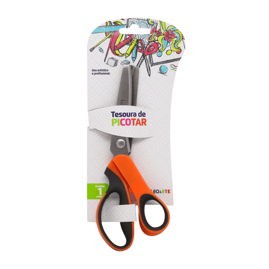 Tesoura de Picotar em Aço Inox - Leoarte