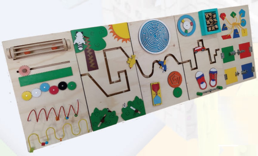 Painel Multy Funções - Confeccionado Em Maderia Pinus