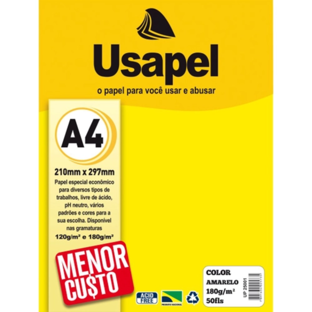 Folha de Papel Color Plus - Usapel