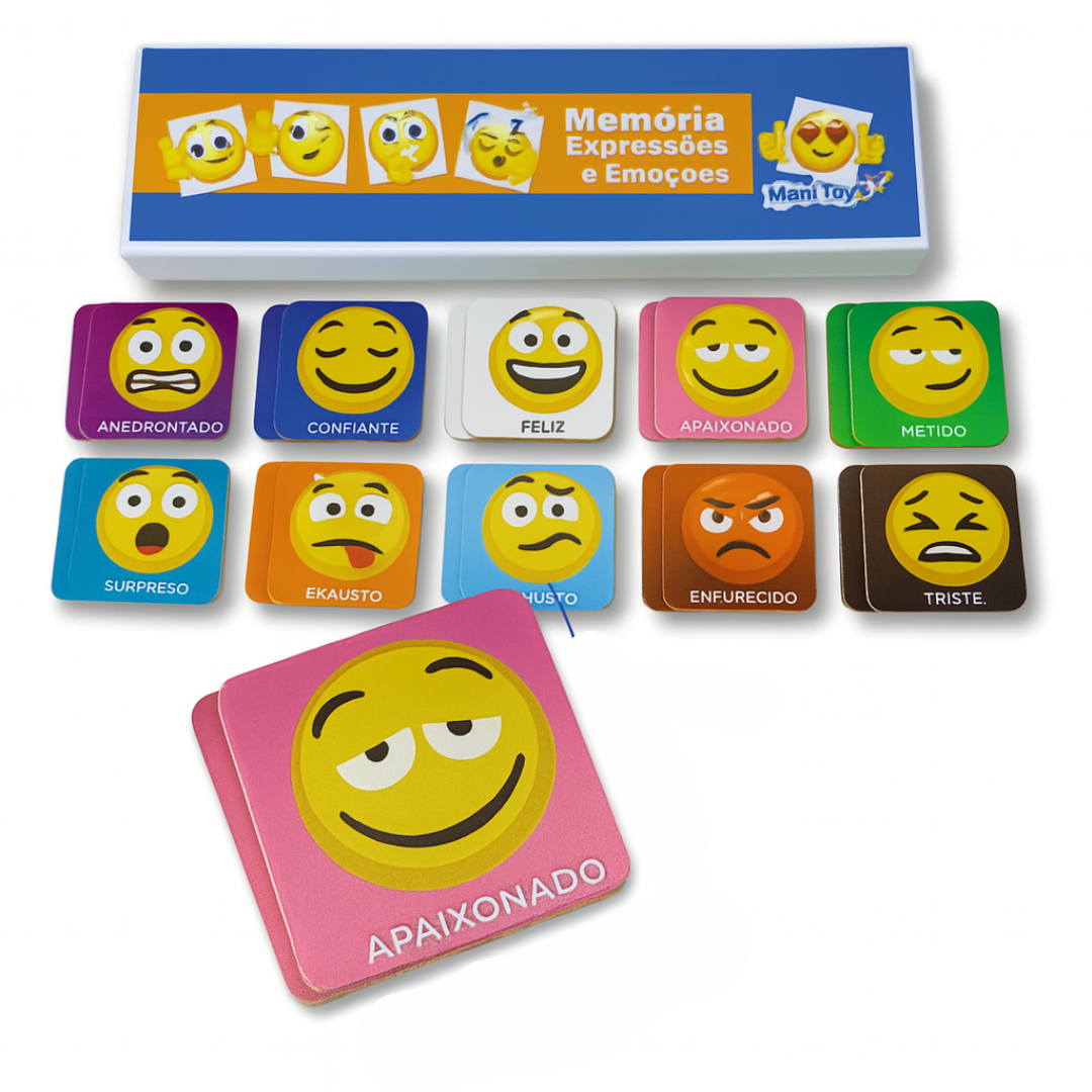 Memória Expressões e Emoções – Jogo Sensorial e Inclusivo