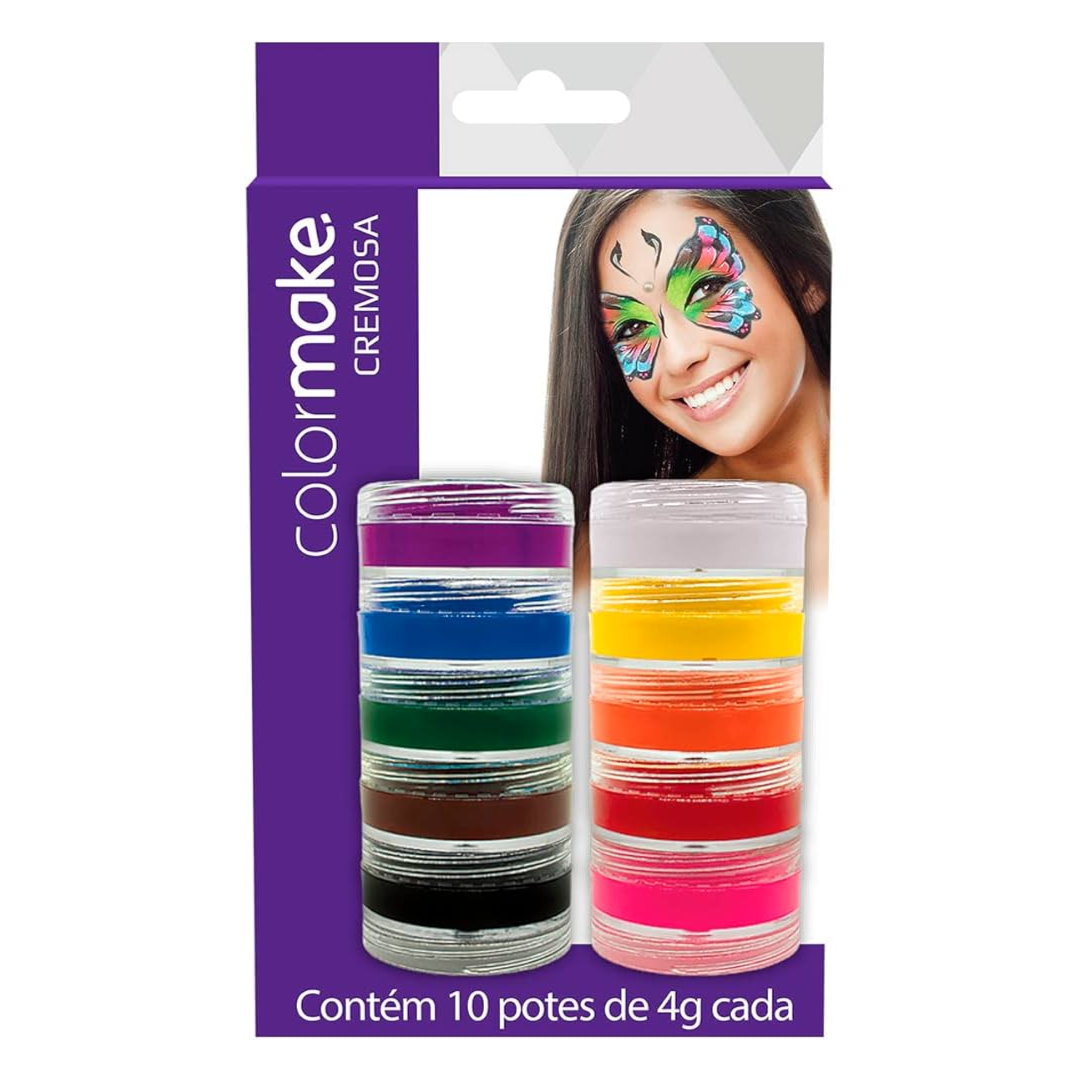 Tinta Facial sem Glitter - Color Make