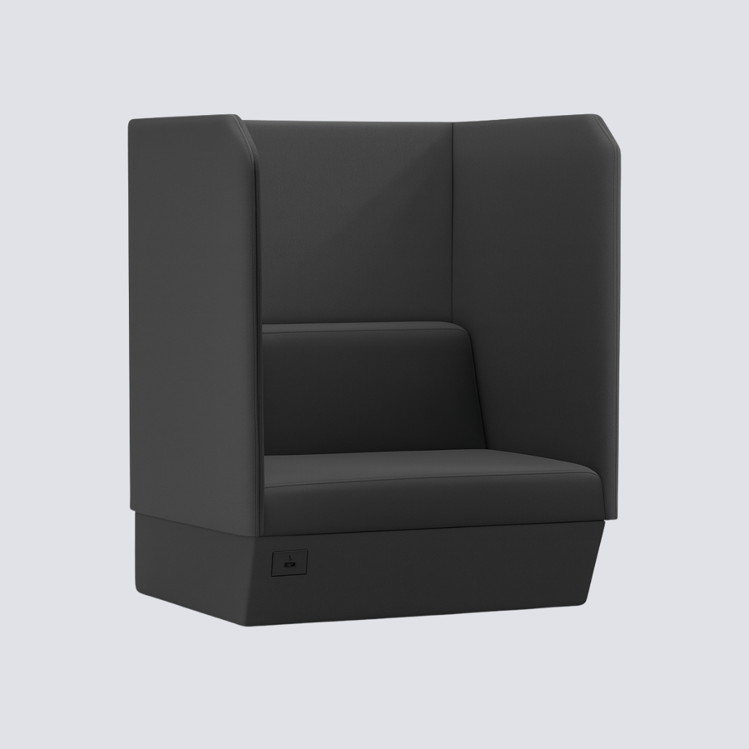 Sofá Modular Reto Individual com Painéis “U”