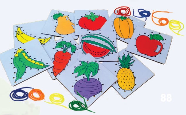 Kit Alinhavos Frutas E Legumes