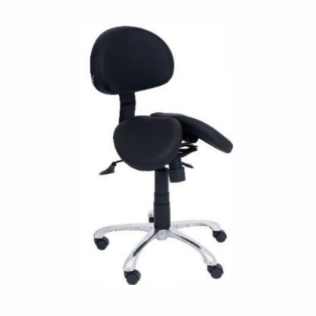 Cadeira Mocho com Assento Sela e com Encosto