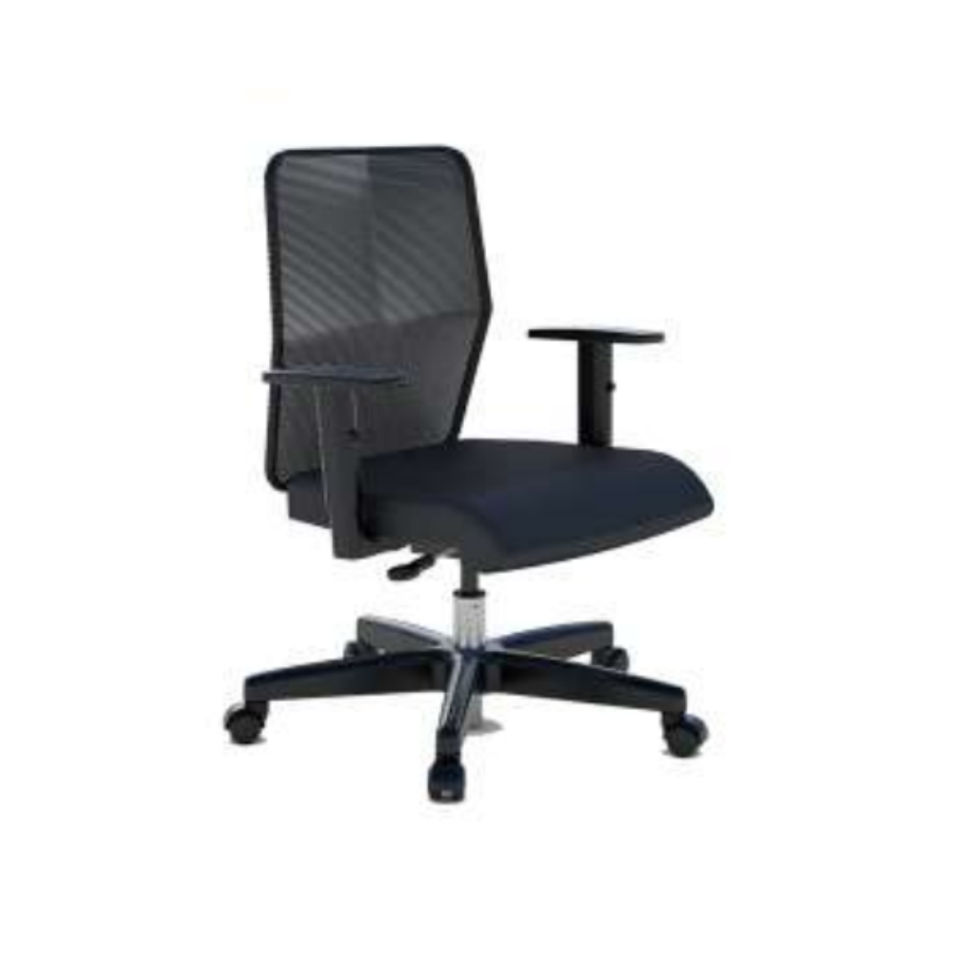 Cadeira Telada Diretor Base Giratória