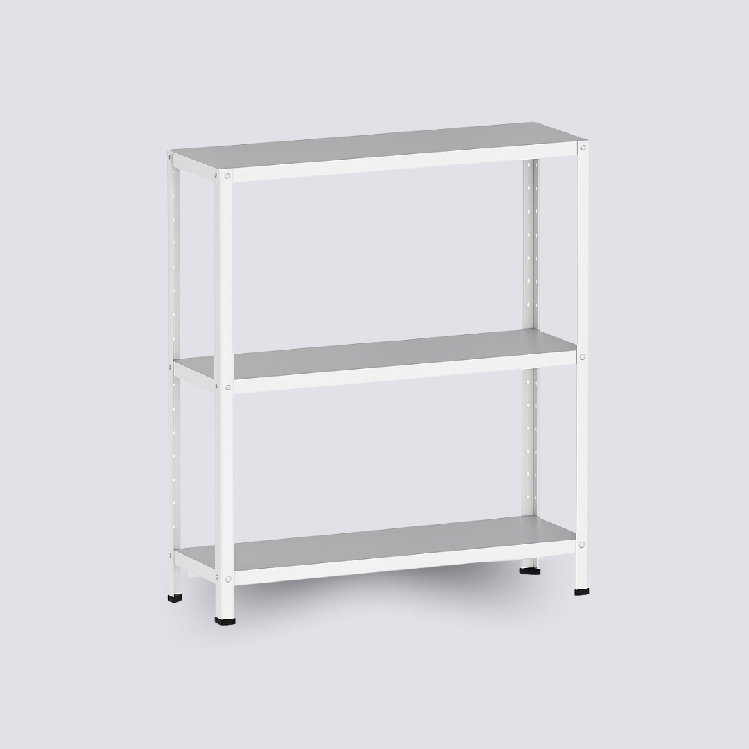 Estante De Aço Multiuso Com 3 Prateleiras