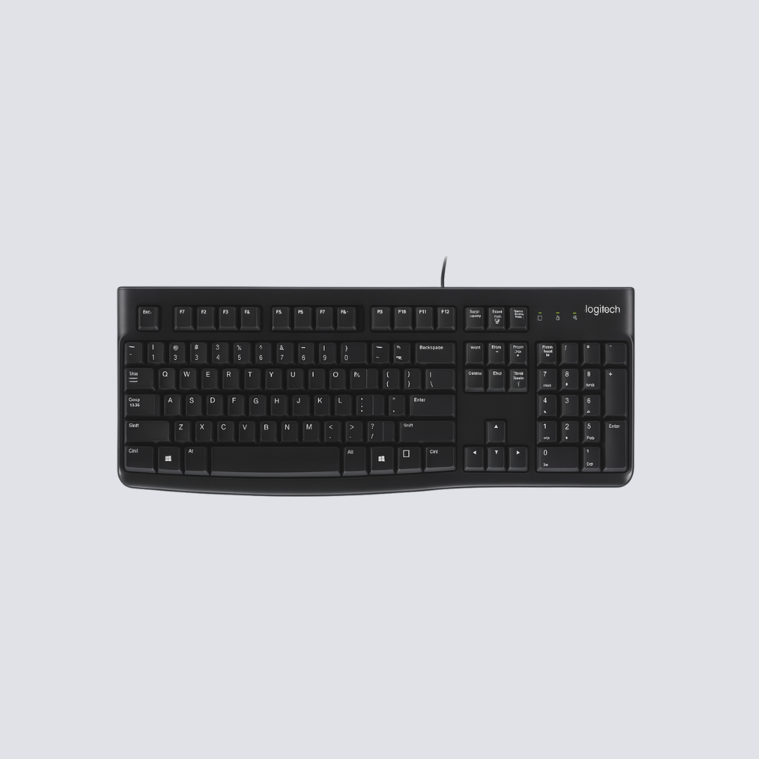 Teclado com Fio – USB – Compatível com Windows 10/11
