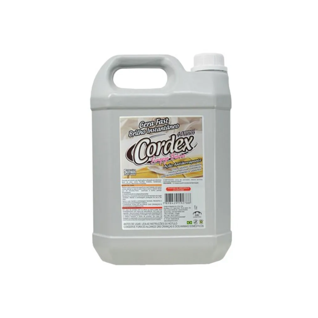 Cera Líquida para Piso 5 Litros - Cordex