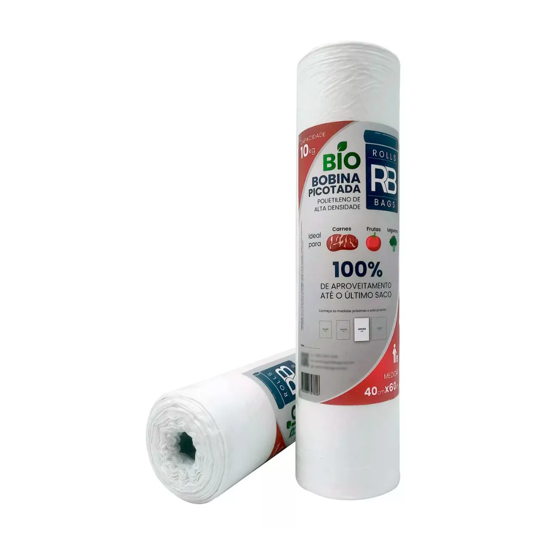 Bobina Plástica Picotada 40x60 - RB