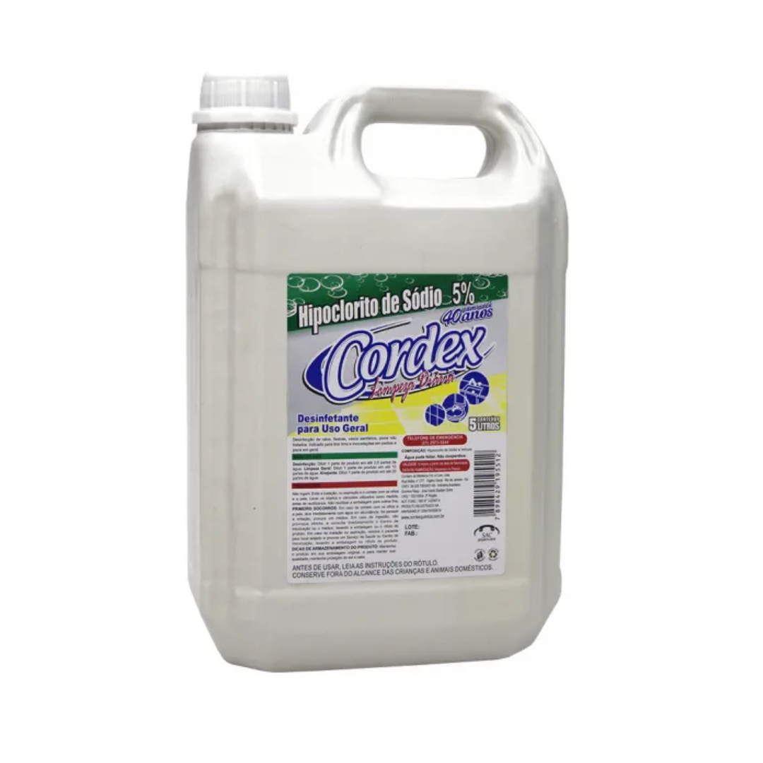 Cloro 5 Litros - Cordex